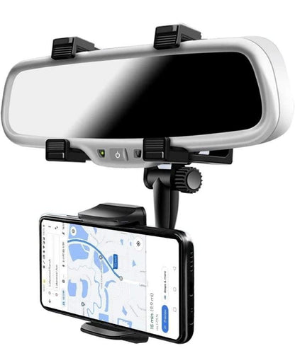 Rearview Mirror Phone Holder for Car - Nithin's Garage