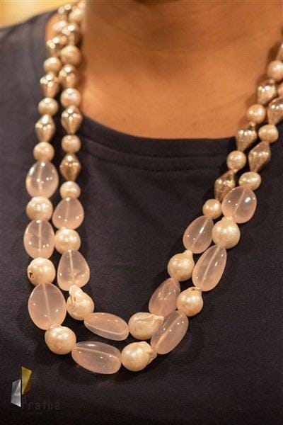 Rose Quartz Mala - Nithin's Garage
