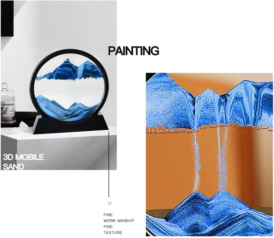 Relaxing Kinetic Sandscape Art Table Desk - Nithin's Garage