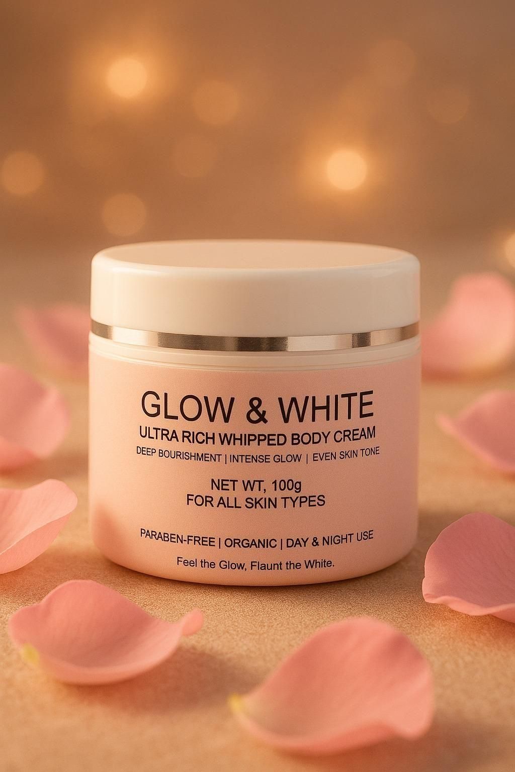 Glow & White Body Cream 100gm Each (Pack of 2) - Nithin's Garage