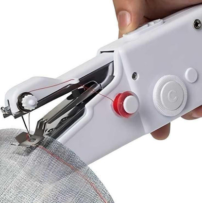 Stitch Handheld Cordless Portable White Sewing Machine - Nithin's Garage