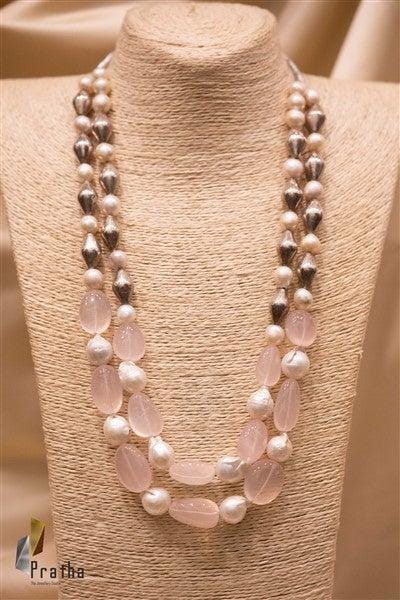 Rose Quartz Mala - Nithin's Garage