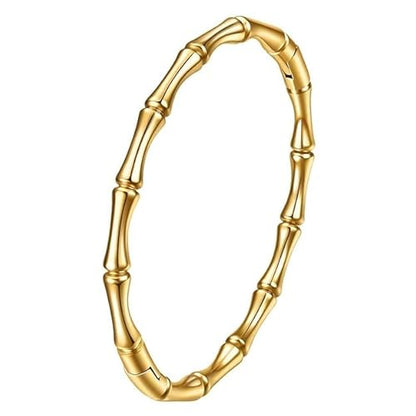 Bamboo Cuff Bangle Bracelet - Nithin's Garage